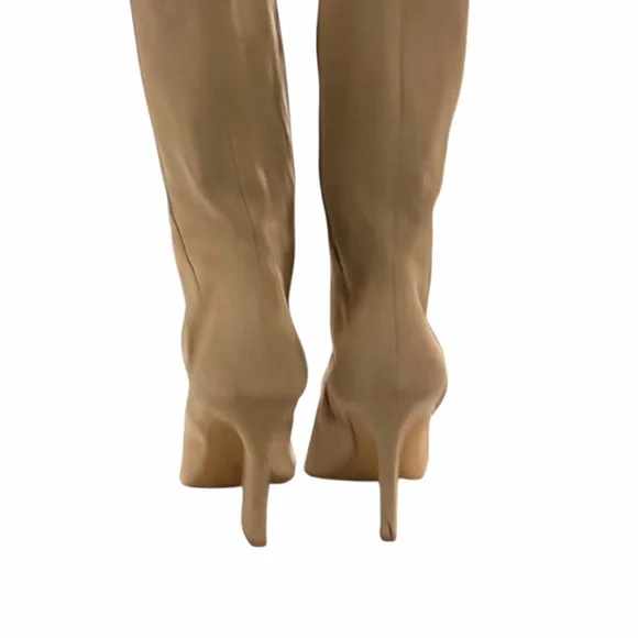 Vince Camuto Tressara Tan Heeled Boots Size 8.5 - Picture 9 of 14